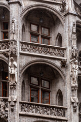 Obraz premium The New Town Hall - Glockenspiel in Munich, Germany