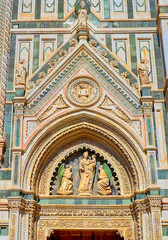 Fototapeta premium Kathedrale Santa Maria in Florenz - Toskana