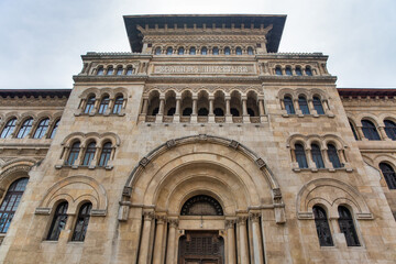 Obraz premium School of architecture building in Bucharest, Romania