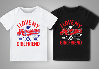Happy Valentine's Day T-Shirt Design.FILE INCLUDED:♦ 1 Ai file ♦ 1 EPS file ♦ 1 SVG file ♦ 1 JPG file for a quick preview ♦ 2 PNG file for Black and White Color t-shirt design (Transparent 300dpi)