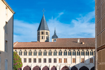 Cluny abbey, medieval monastery in Burgundy, France
