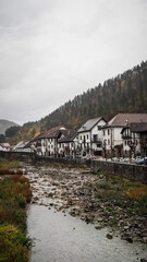 Fototapeta na wymiar The villages of northern Navarre and Pyrenees region.