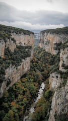 Foz de Arbayún is a huge ravine home to griffon vultures, with vertical rock walls, oak & beech trees & the Iso lookout.