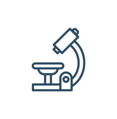 Lab microscope icon. Line version, Microscope outline and filled vector sign. Symbol, logo illustration. Different style icons set. Pixel perfect vector graphic