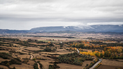 The landscape of Navarre, Spain