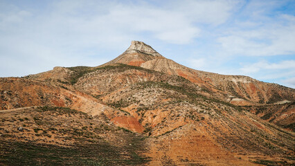The Bardenas Reales is a semi-desert natural region, or badlands, of some 42,000 hectares in southeast Navarre.