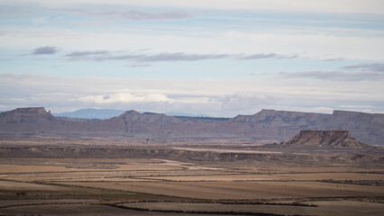 The Bardenas Reales is a semi-desert natural region, or badlands, of some 42,000 hectares in...