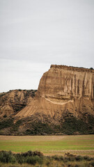 The Bardenas Reales is a semi-desert natural region, or badlands, of some 42,000 hectares in southeast Navarre.