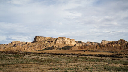 The Bardenas Reales is a semi-desert natural region, or badlands, of some 42,000 hectares in southeast Navarre.