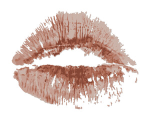 Pink Lips Nude lipstick kiss Hugs and kisses Valentine's day XOXO