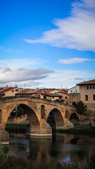 Fototapeta premium Puente la Reina is a town and municipality located in the autonomous community of Navarre, in northern Spain.
