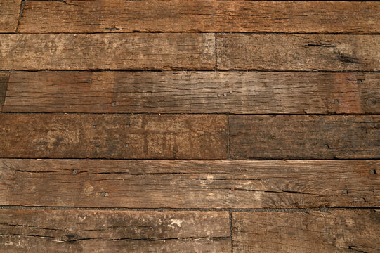 古い木材の床の背景画像