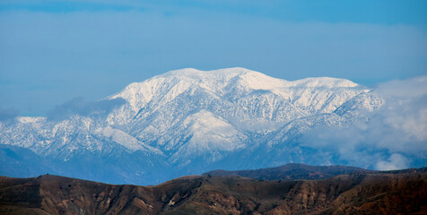 Santa Ana Mountains In Winter