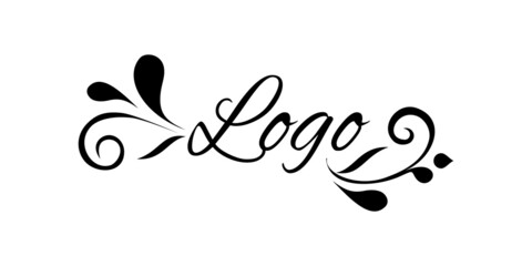 Luxury ornamental logo design for hotels, beauty salons