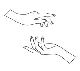hand vector