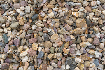 Small stones. texture for the background.