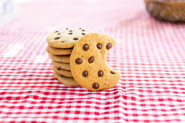 cookies candy  sweet food snack sugar gourmet cookies nutella chocolate  milk cream  chocolate  milk cream background for instagram
