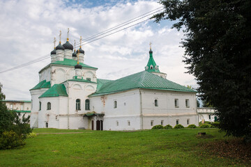 Alexandrov, Russia - AUGUST 10, 2021. Church of the Assumption in the Alexander Sloboda....