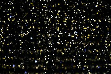 lights flickers on black background 