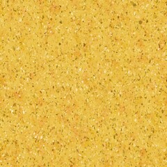 Yellow speckled linoleum seamless background texture