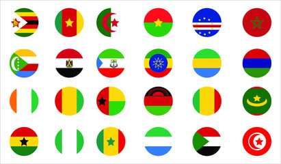 2022 africa cup of nations flags, Africa Continent Flag	