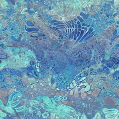 Fototapeta na wymiar Abstract blue seamless background texture