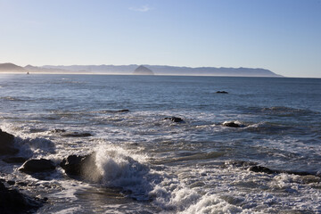 A view on the Morro Bay rock
