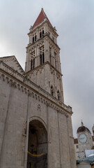 Fototapeta na wymiar Trogir Cathedral - Katedrala Svetog Louvre in Trogir, Croatia
