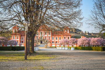 Troja Palace in spring, Prague, Czech Republic - obrazy, fototapety, plakaty