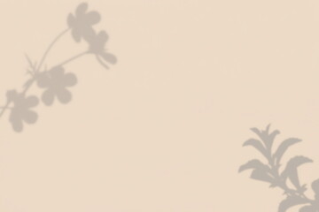 leaves flower gray shadow overlay texture background mock up with copy space