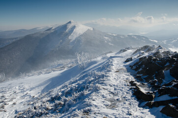 Winter in the Bieszczady National Park. © Andrzej Borowiec