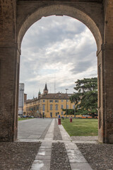 Fototapeta na wymiar Palazzo della Pilotta