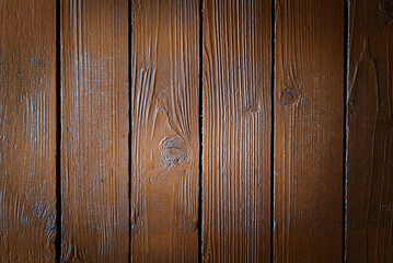 Brown Wooden textured background from vertical planks
