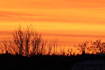 Naklejka premium Sonnenuntergang Abendrot
