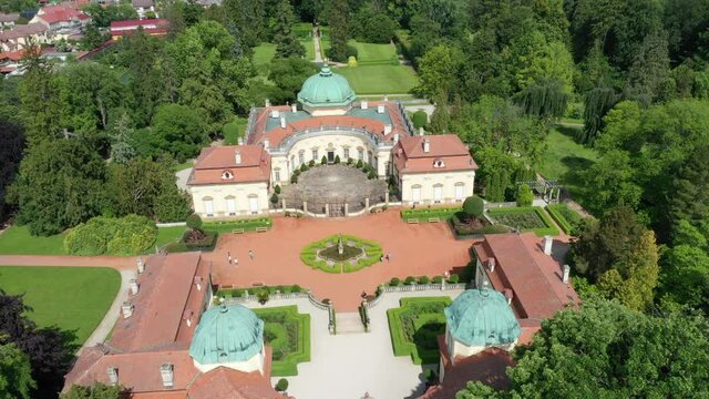 State Castle Buchlovice, national monument in Czech republic.