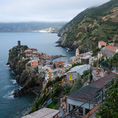 View of Corniglia, Cinque Terre, Liguria, Italy