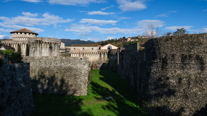 Fototapeta na wymiar Fortezza Firmafede in Sarzana, Liguria, Italy