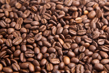 roasted coffee beans background