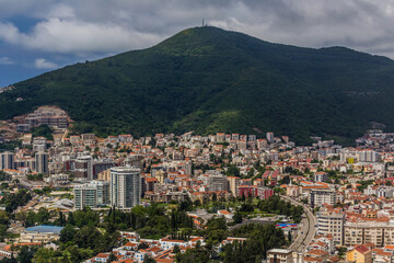 Obraz premium Aerial view of Budva, Montenegro