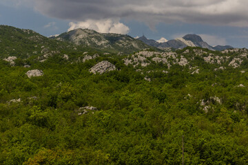 Rocky mountains of Lovcen national park, Montenegro