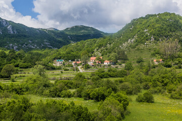 Fototapeta na wymiar Rural area near Budva, Montenegro