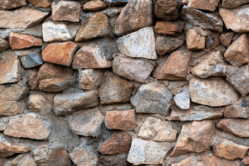 Stone wall fragment