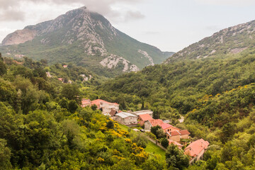Fototapeta na wymiar Landscape near Sutomore town, Montenegro.