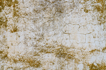 Rough surface of an old destroyed grunge wall. Textured background. Blank for design. Underlay or...