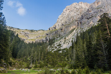 Rocky mountains in Durmitor national park, Montenegro.