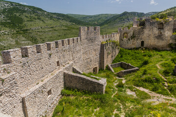 Blagaj Fortress (Stjepan-grad) near Mostar, Bosnia and Herzegovina