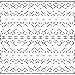 Abstract Geometric Pattern generative computational art illustration.Black and 
white pattern for wallpapers and backgrounds. line art.