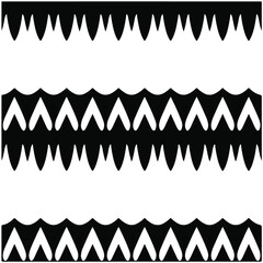  Seamless ethnic pattern.Abstract Geometric Pattern generative computational art illustration.Black and white pattern for wallpapers and backgrounds. 