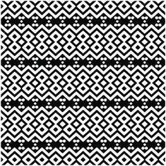  Seamless ethnic pattern.Abstract Geometric Pattern generative computational art illustration.Black and white pattern for wallpapers and backgrounds. 