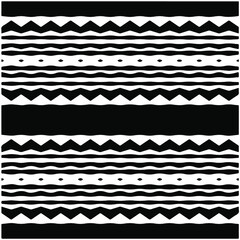 
Seamless ethnic pattern.Abstract Geometric Pattern generative computational art illustration.Black and 
white pattern for wallpapers and backgrounds. 